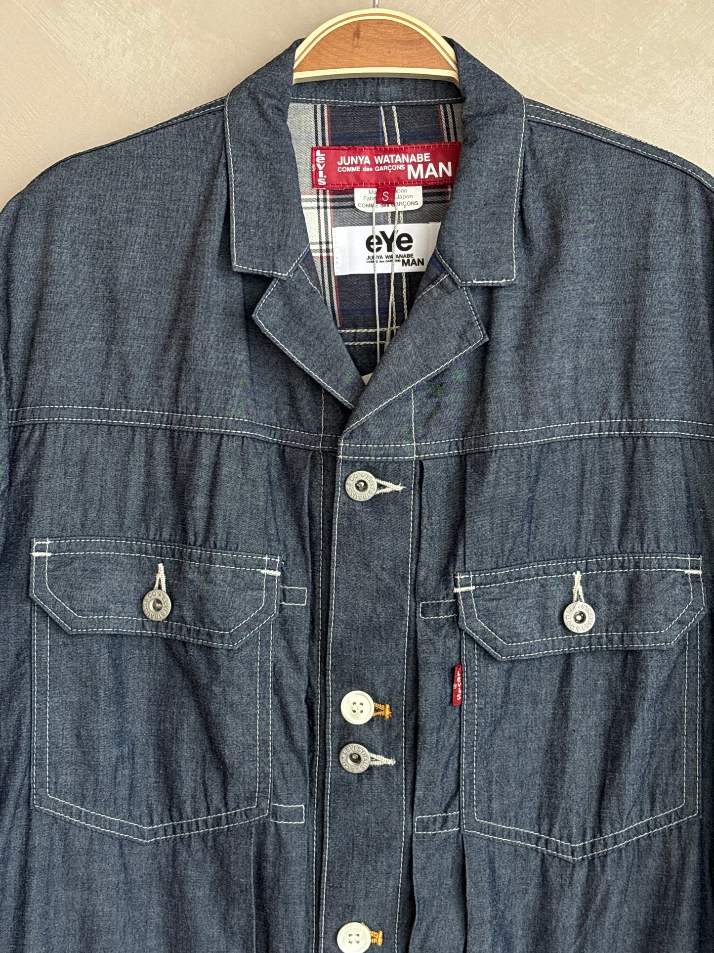 eYe COMME des GARCONS JUNYA WATANABE x levi's denim jacket