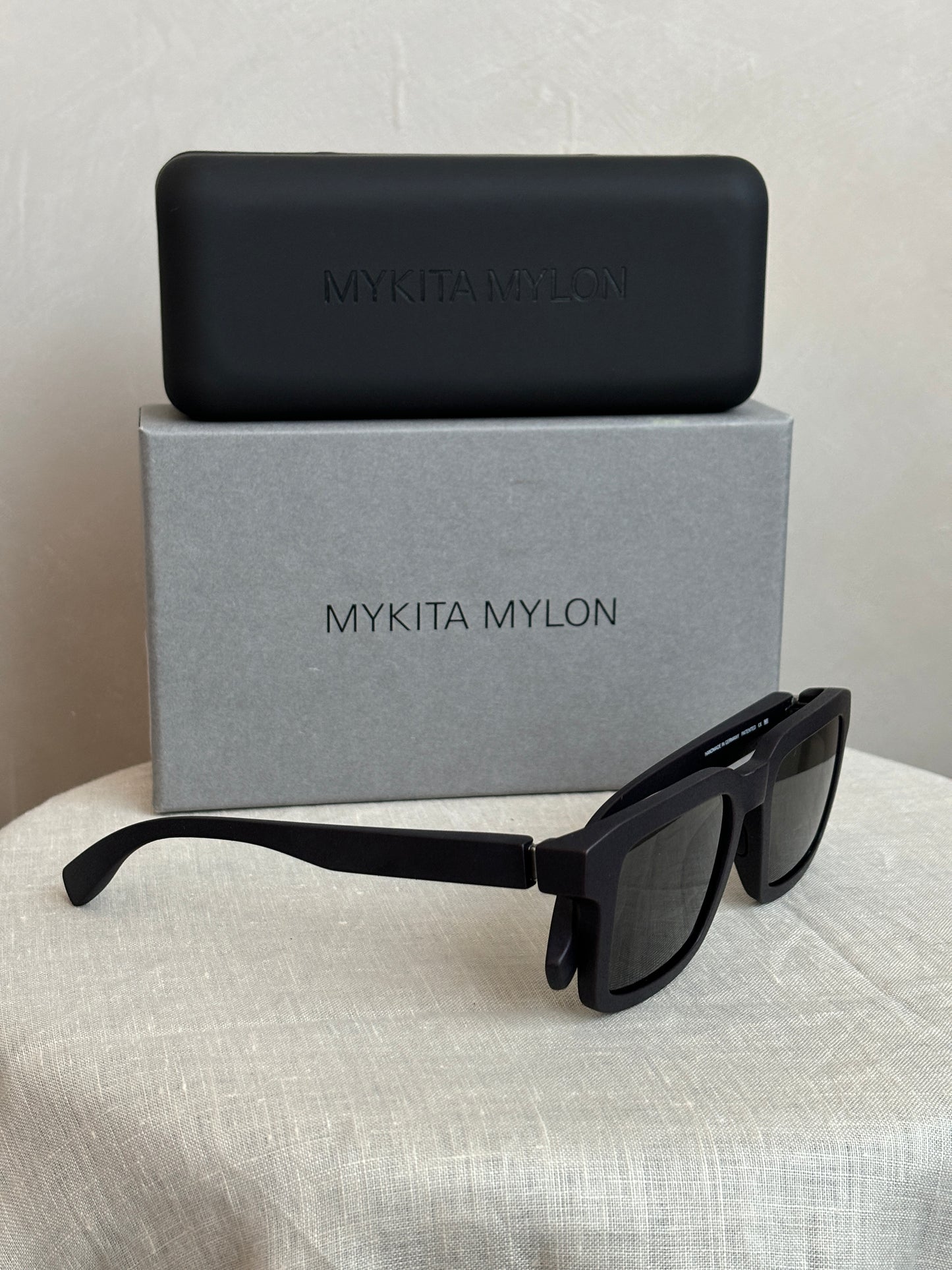 mykita Mykita Mylon Neven MD1 Black Dark Grey Sunglasses