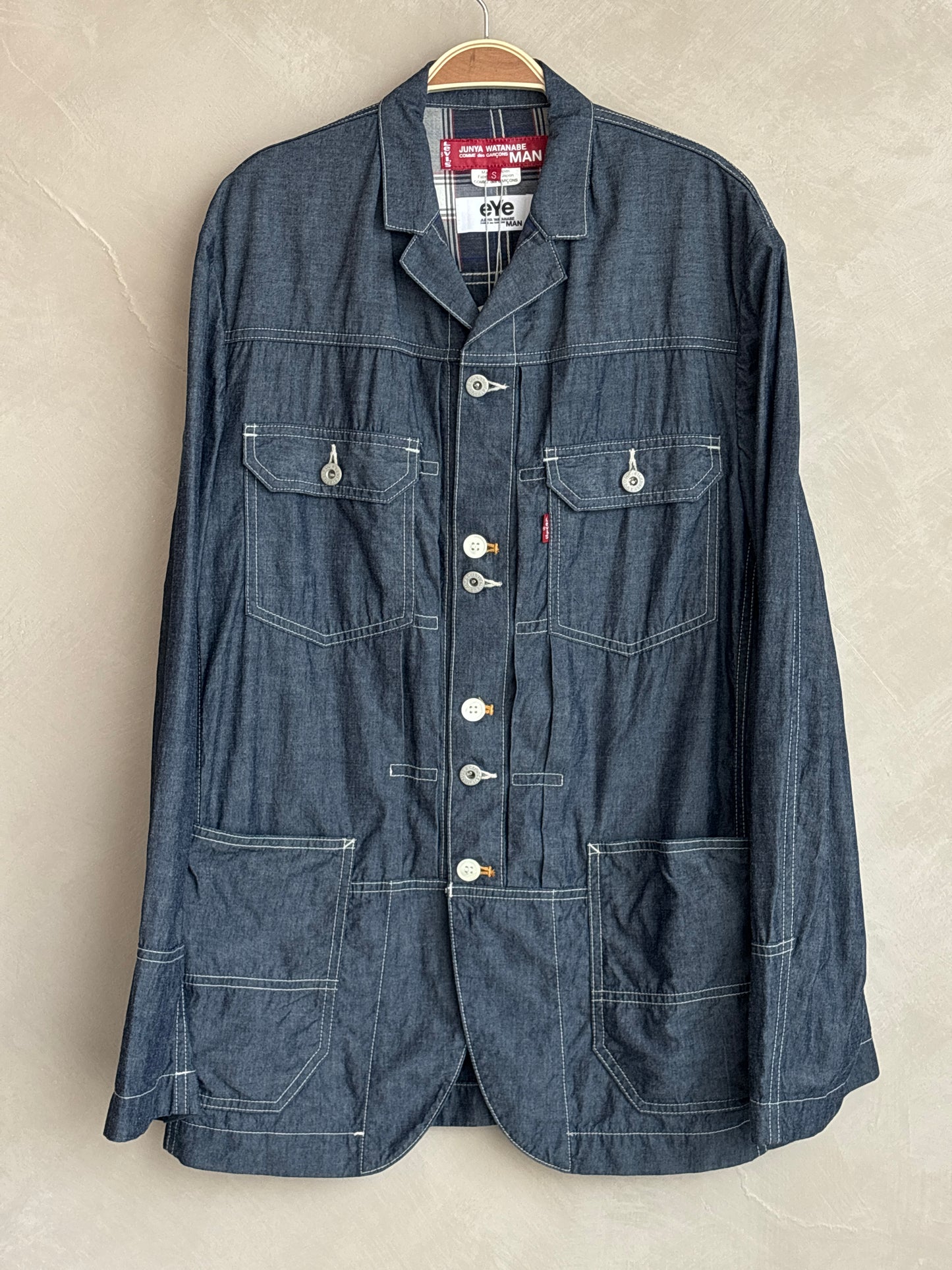 eYe COMME des GARCONS JUNYA WATANABE x levi's denim jacket