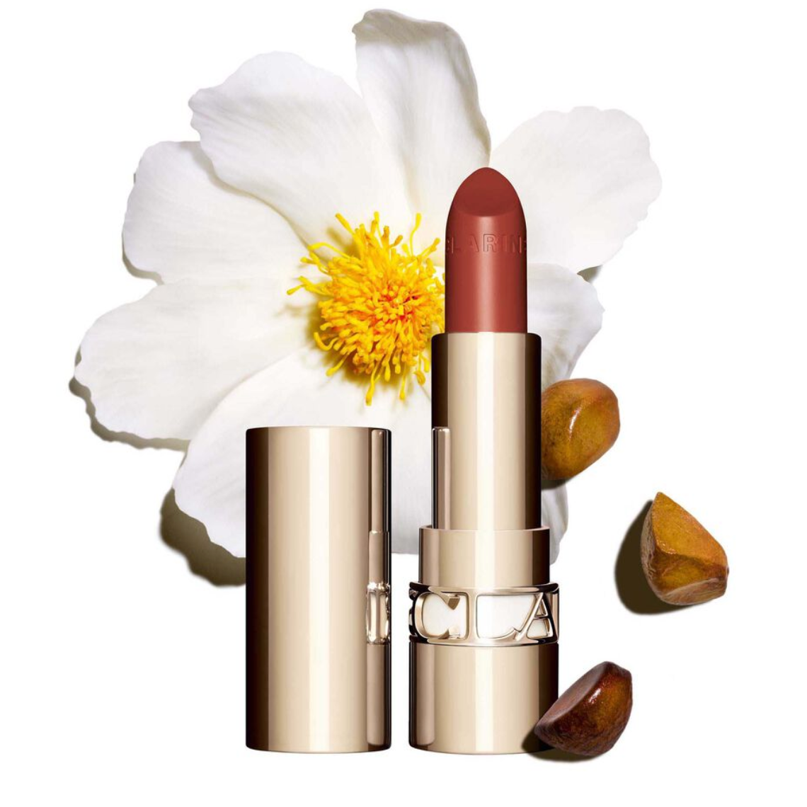 clarins Joli Rouge Satin Lipstick — 737 Spicy Cinnamon